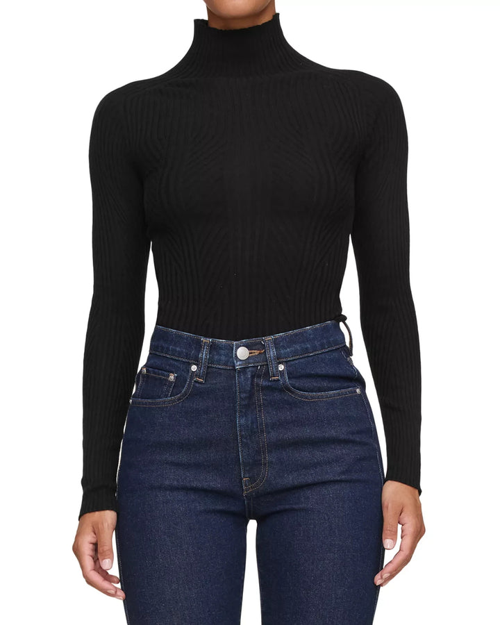 DL1961 Rib Knit Turtleneck Sweater MSRP $269