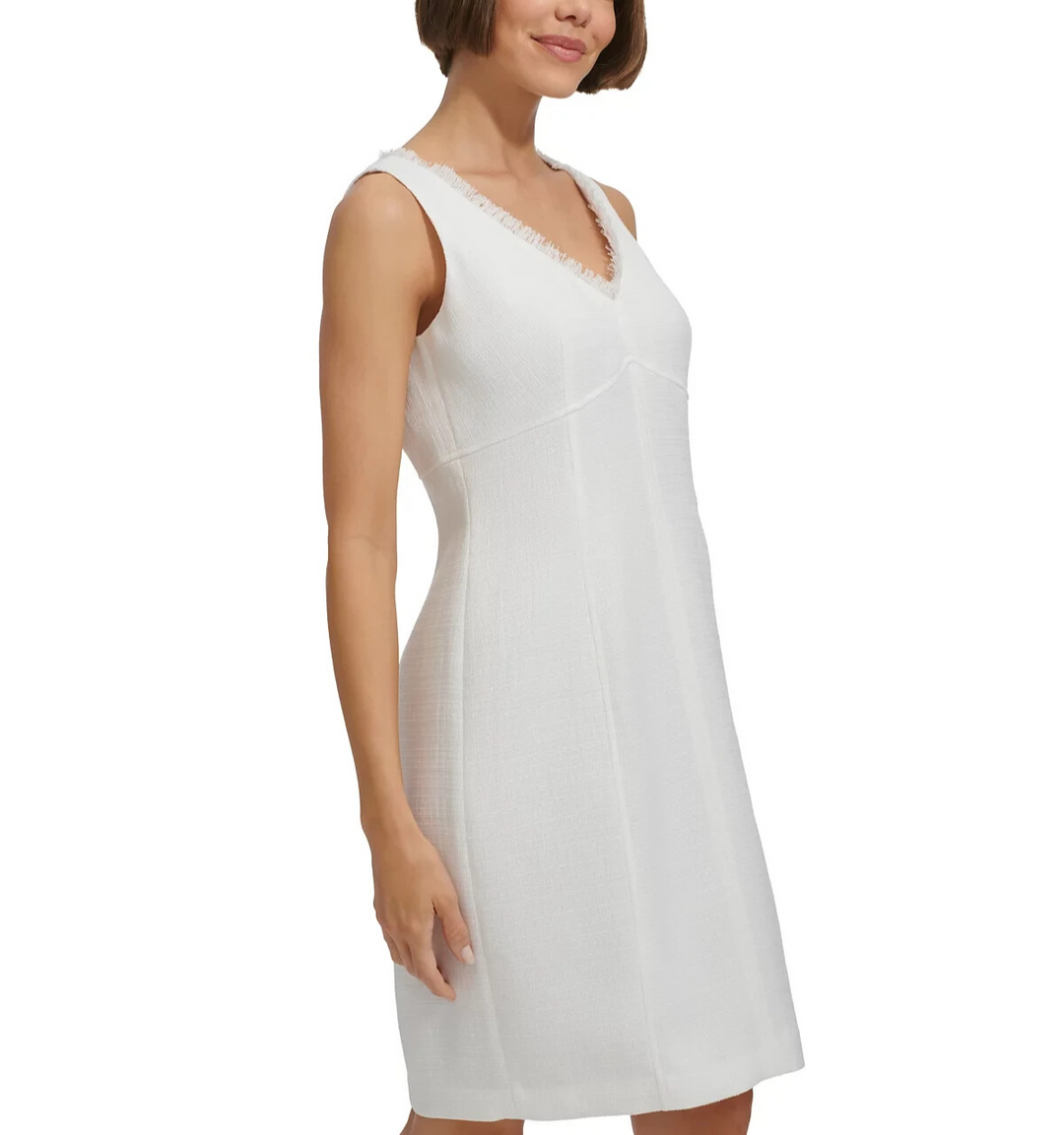 Tommy Hilfiger Fringe-Trim Sheath Dress MSRP $119