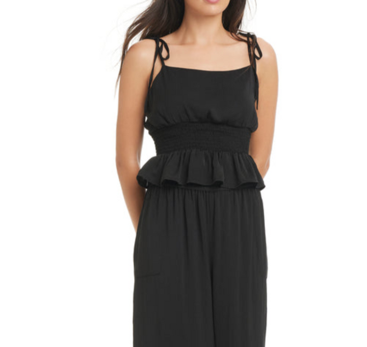 RED CARTER Peplum Cover-up Tank Top MSRP $98