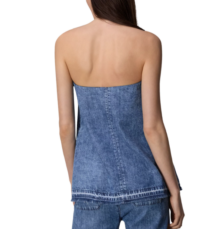 rag & bone Ultra Featherweight Aurora Strapless Top MSRP $198