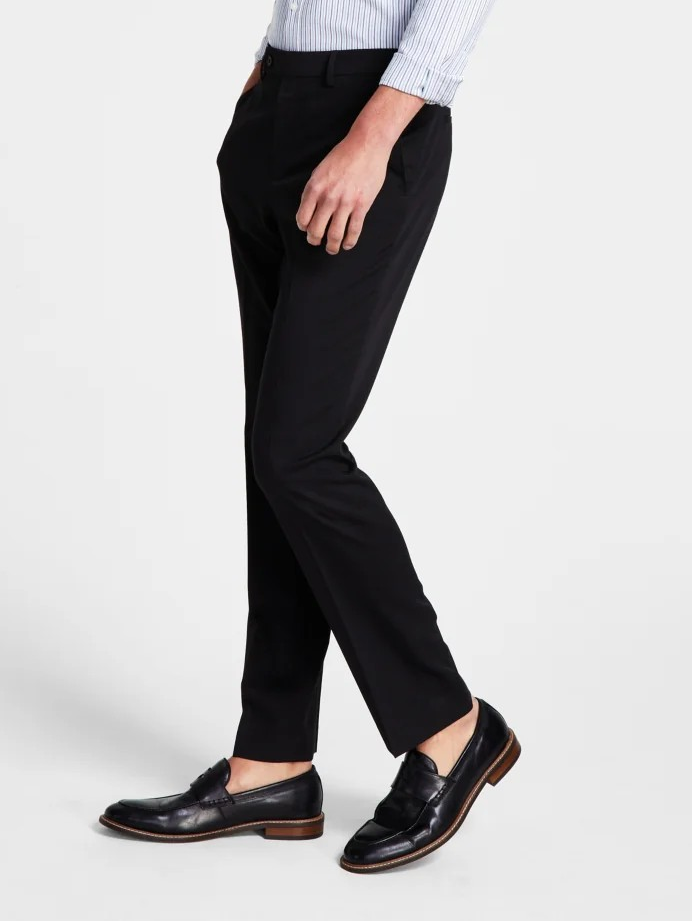 DKNY Men's Modern-Fit Solid Dress Pants MSRP $95