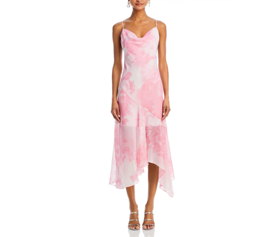 WAYF Rendezvous Cowl Neck Dress MSRP $99