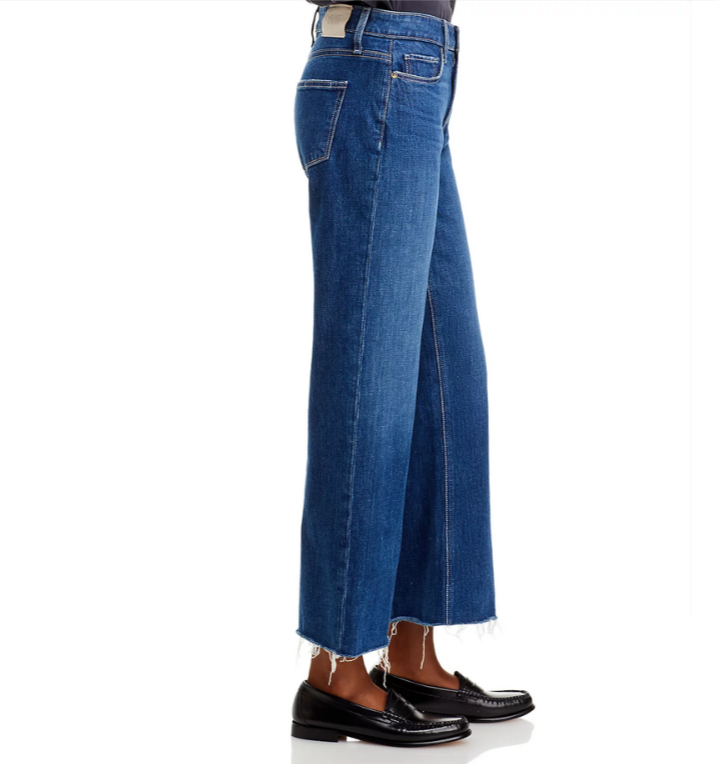 PAIGE Leenah Ankle Raw Hem Jeans MSRP $249