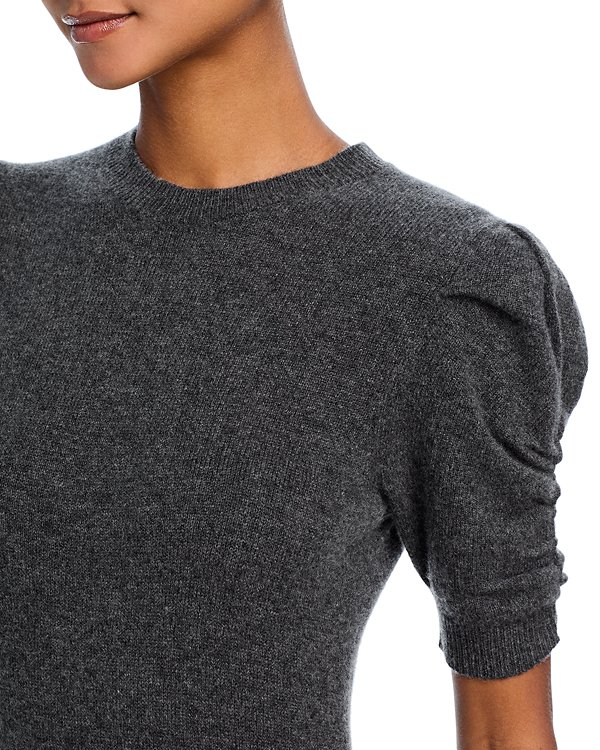 FRAME Cashmere & Wool Ruched Sleeve Dress MSRP $598