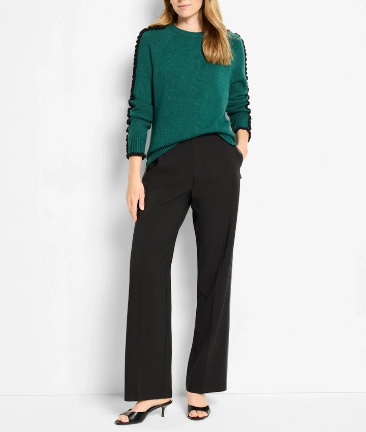 Nic+Zoe Ruffled Down Sweater MSRP $158