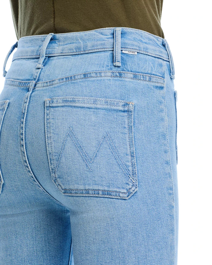 MOTHER Hustler Patch Pocket High Rise Ankle Jeans MSRP $268