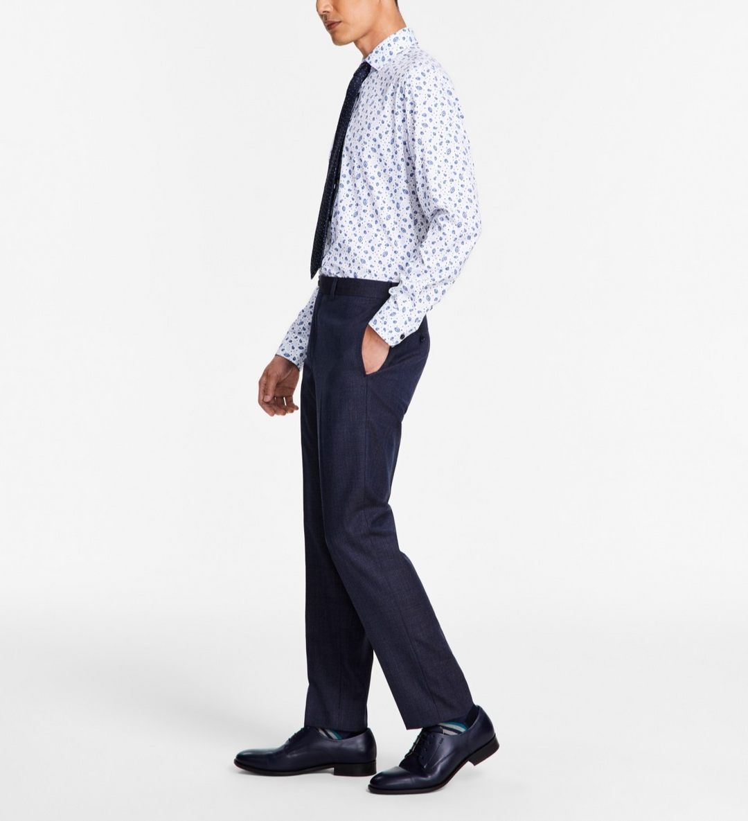 Tallia Slim-Fit Stretch Solid Suit Pants MSRP $175