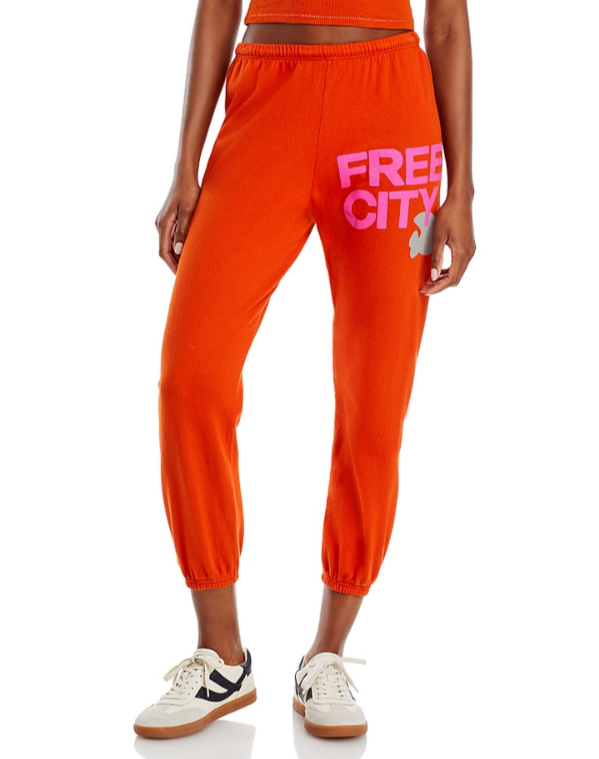 Free City Cotton Logo Sweatpants MSRP $168