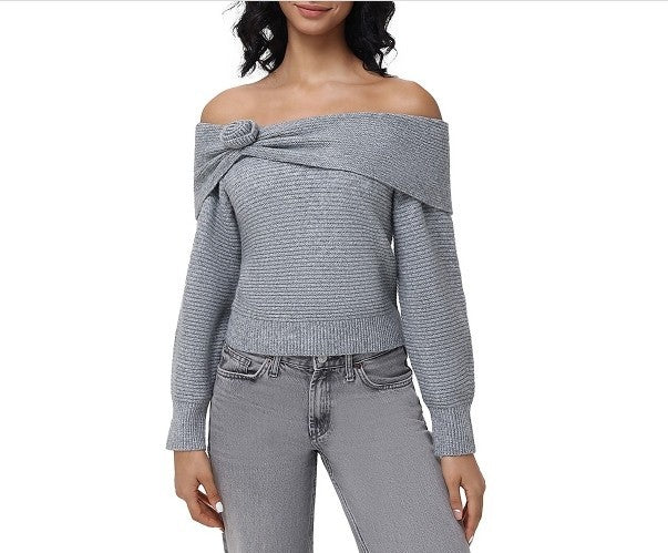 525 Women's Elizabeth Rosettes Off the Shoulder Pullover MSRP $129