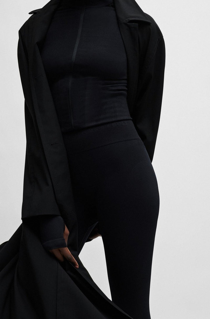 NAOMI X BOSS Stretch-jersey Leggings with Branded Waistband MSRP $198