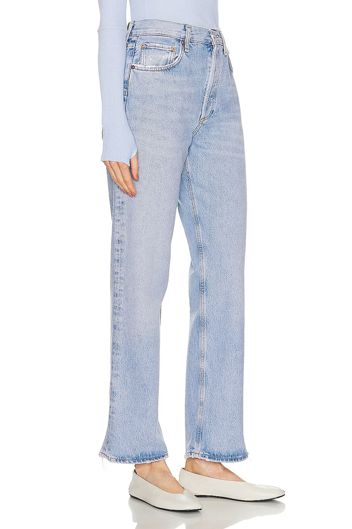 AGOLDE Fran Low Slung Easy Straight Jeans MSRP $238