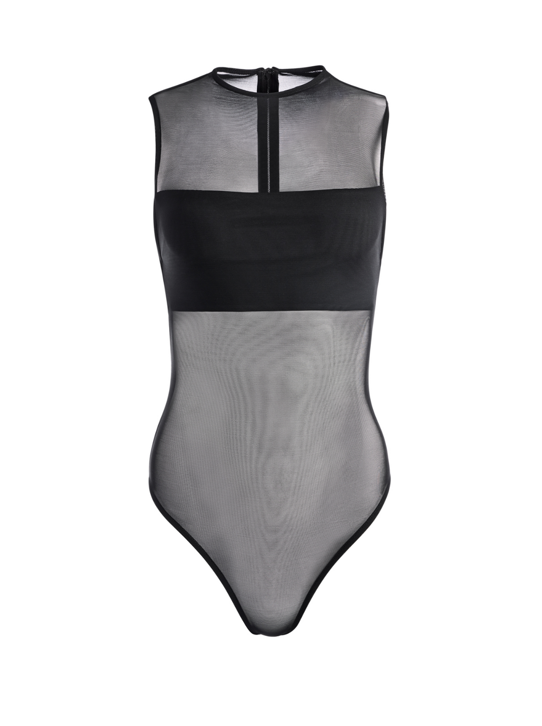 Alice and Olivia Nichol Mock Neck Sleeveless Bodysuit MSRP $250