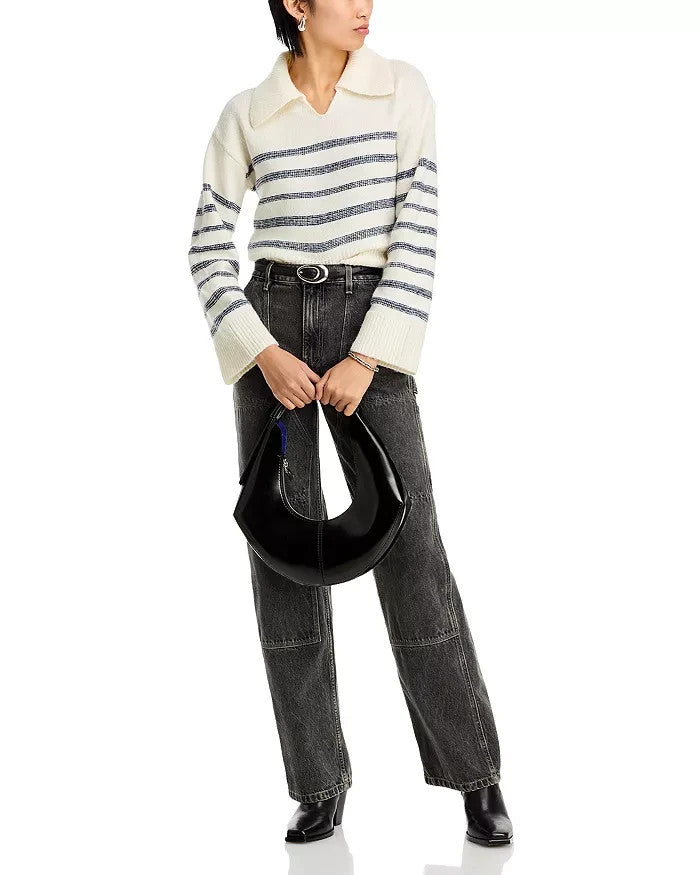 STEVE MADDEN Esther Striped Sweater MSRP $89