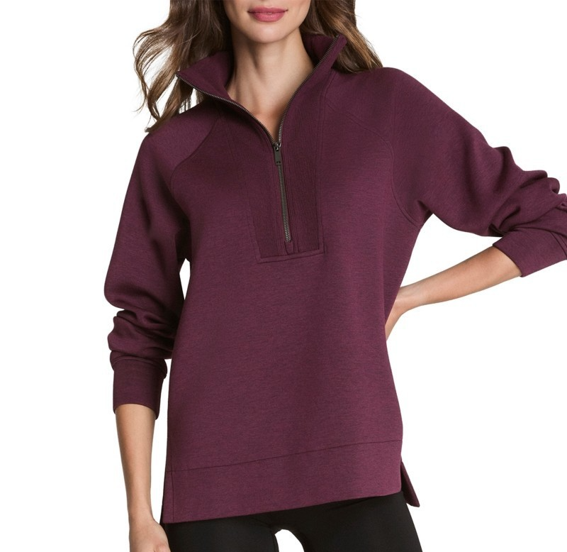 SPANX® AirEssentials Half Zip Sweatshirt MSRP $135