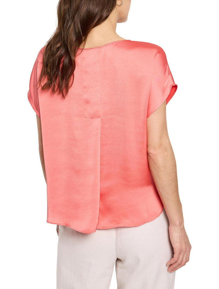 Nic+Zoe Plus Day Gloss Woven Tee MSRP $118
