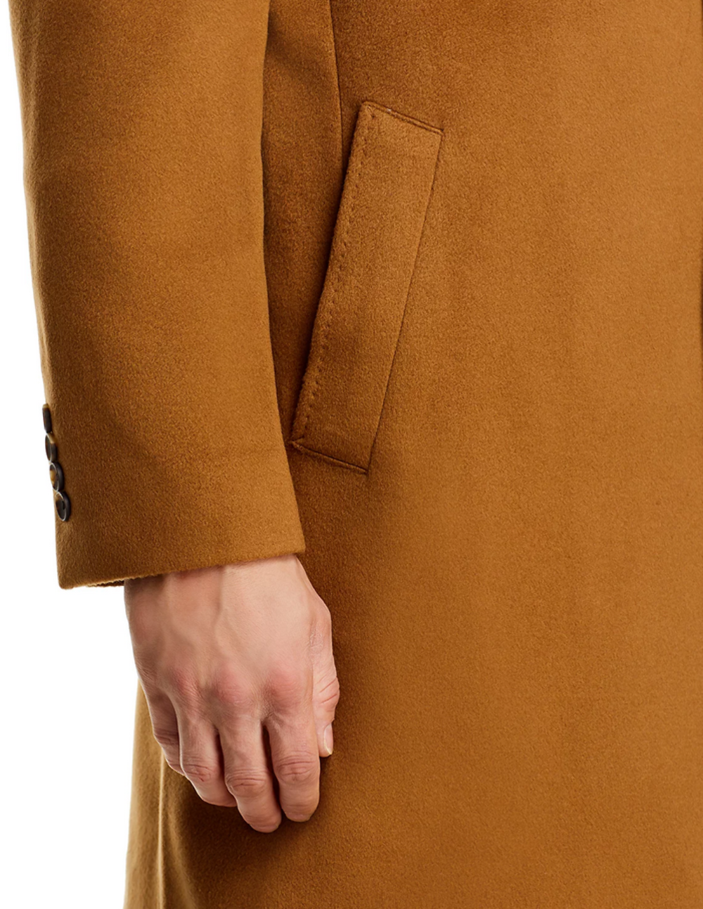 The Men Store Darrien Cashmere Top Coat MSRP $1198