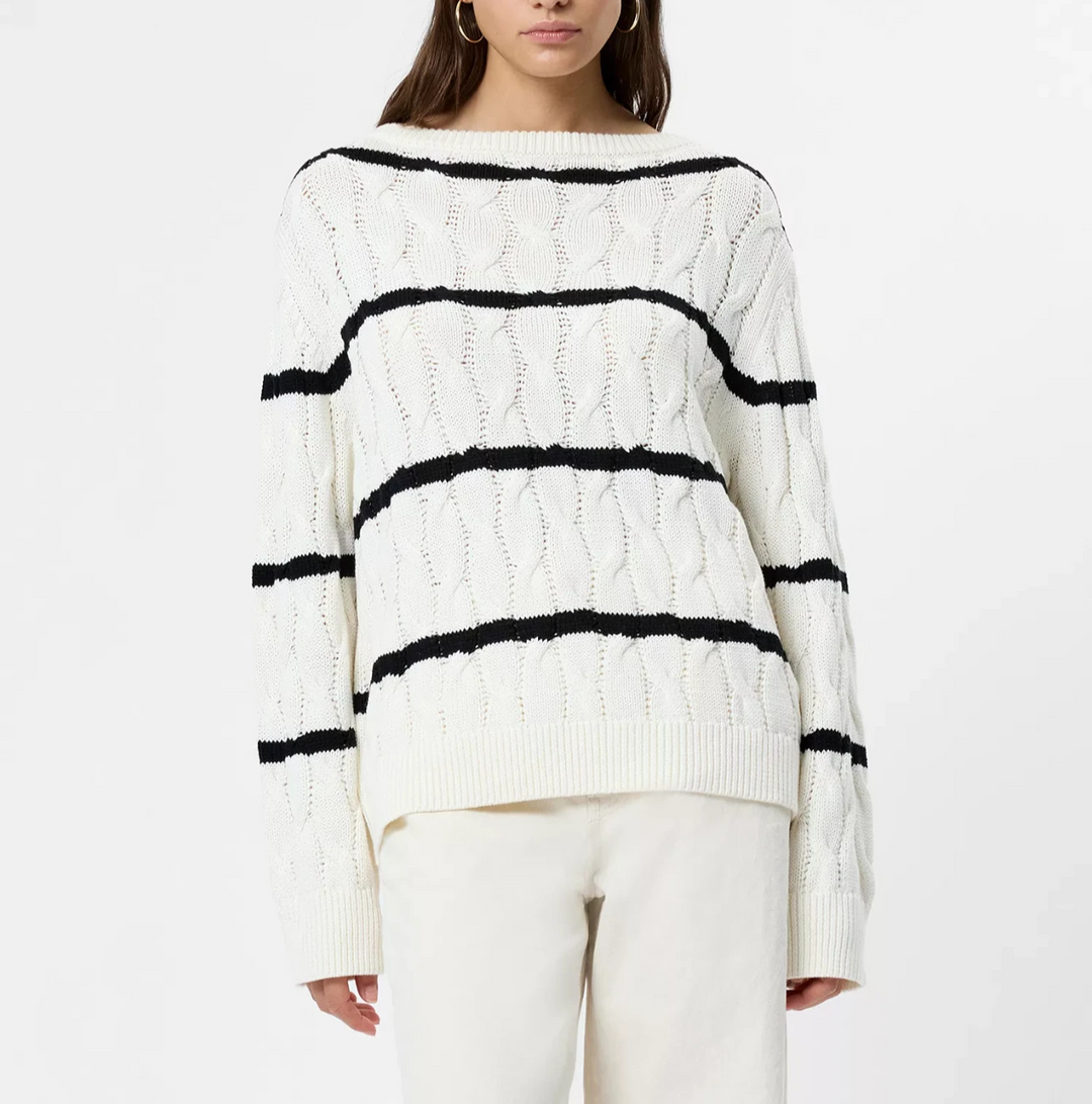 French Connection Mozart Long-Sleeve Sweater MSRP $138