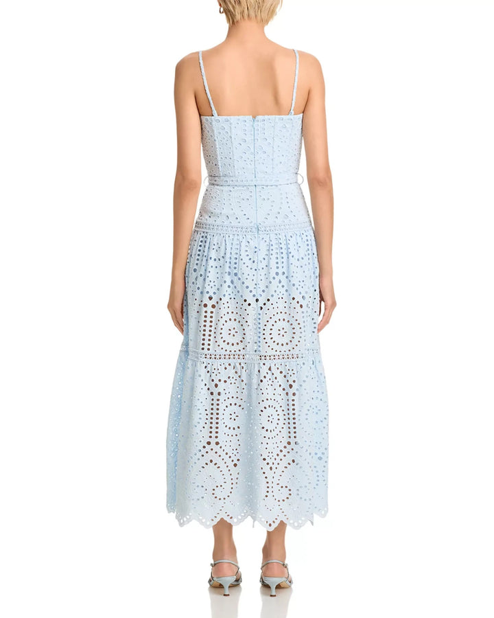 Generation Love Zuria Cotton Eyelet Maxi Dress MSRP $395