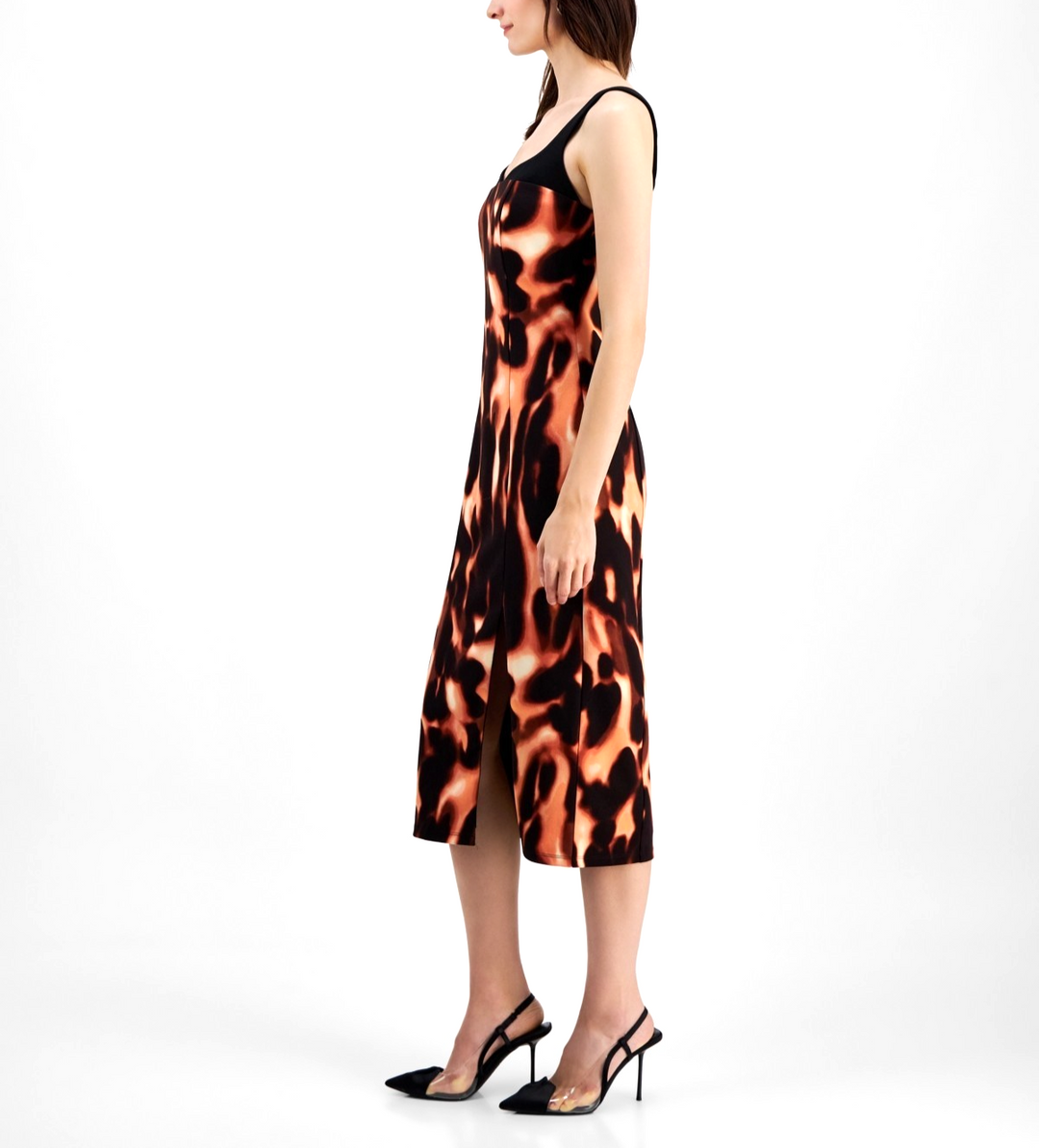 RACHEL Rachel Roy Alessia Contrast Scuba Crepe Dress MSRP $ 129