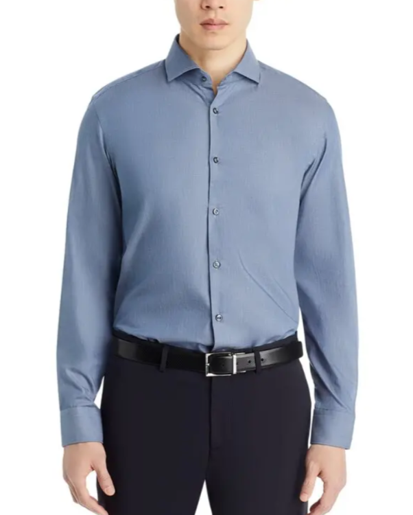 HUGO Kason Cotton Slim Fit Dress Shirt MSRP $118