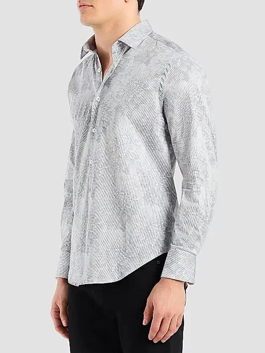 Robert Graham Lexington Long Sleeve Woven Shirt MSRP $198