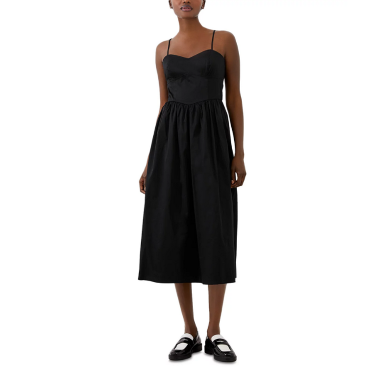 FRENCH CONNECTION Florida Strappy Midi Dress MSRP $148