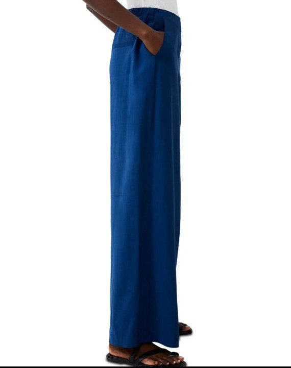 French Connection Barbara High Rise Wide Leg Pants MSRP $118