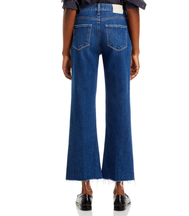 PAIGE Leenah Ankle Raw Hem Jeans MSRP $249