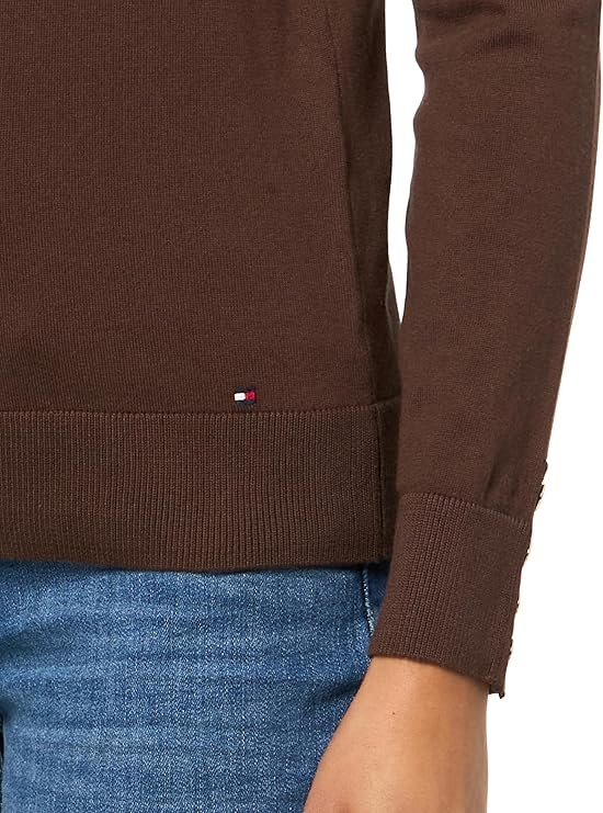 Tommy Hilfiger Women's Cotton Turtleneck Sweater MSRP $69