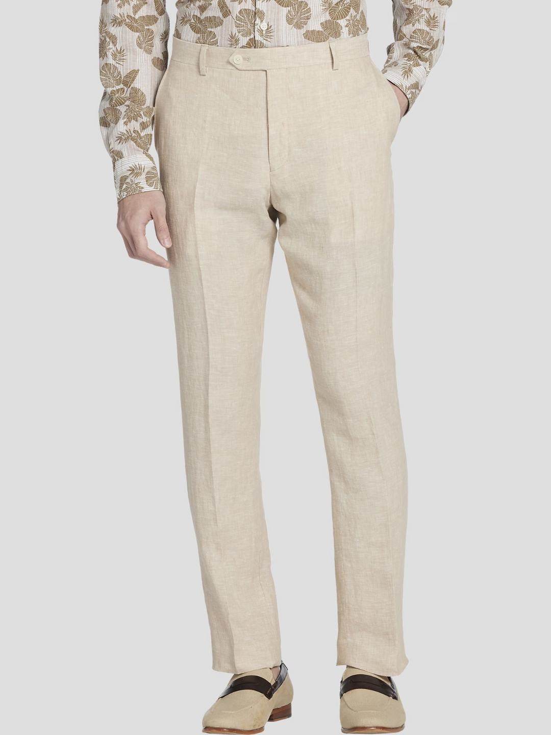 Lauren Ralph Lauren Men's UltraFlex Classic-Fit Linen Pants MSRP $125