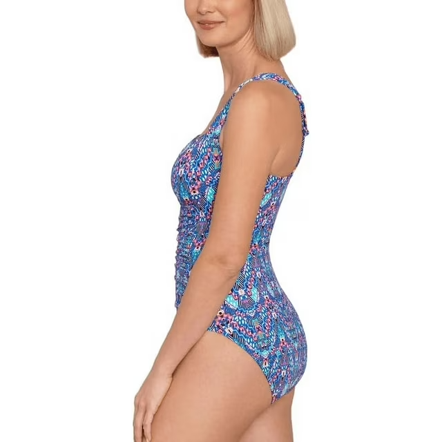 Swim Solutions Tummy-Concealing One-Piece Swimsuit MSRP $99