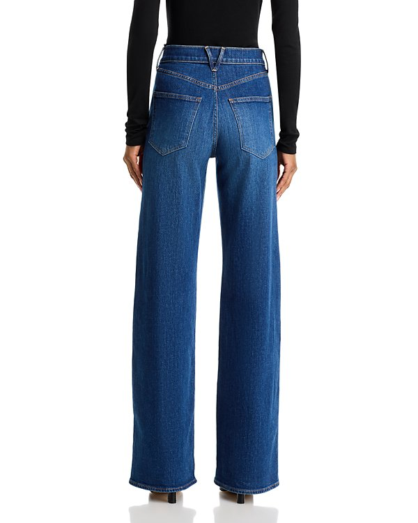 Veronica Beard Taylor High Rise Wide Leg Jeans MSRP $298