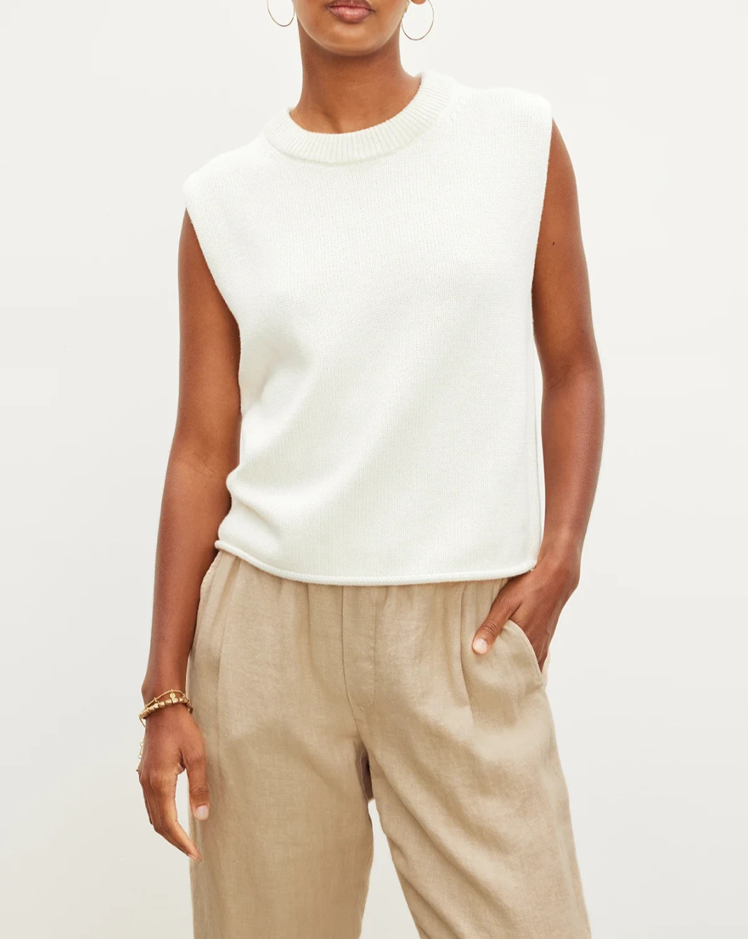Velvet by Graham & Spencer Aster Crew Neck Sweater MSRP $145