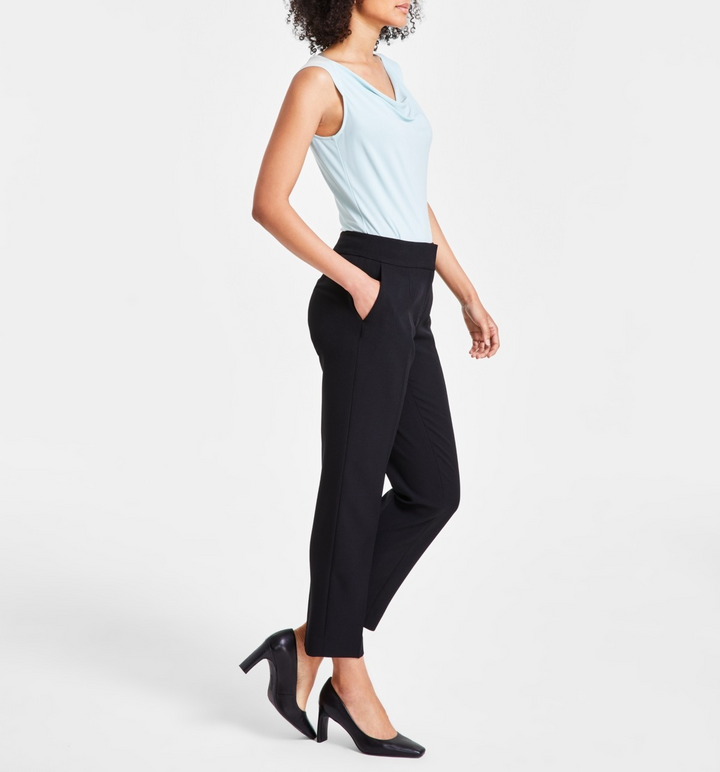 Kasper Cropped Mid Rise Pants MSRP $79