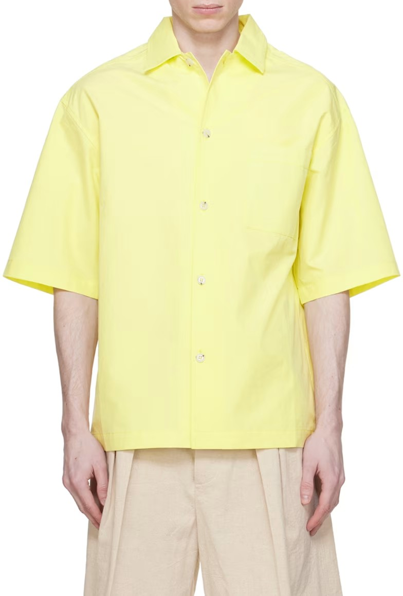 Nanushka Caspian Heavy Poplin Shirt MSRP $425