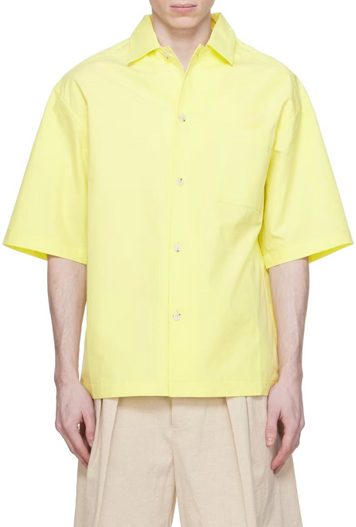 Nanushka Caspian Heavy Poplin Shirt MSRP $425