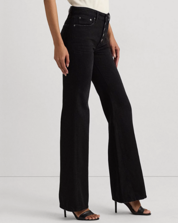 Lauren Ralph Lauren High-Rise Flare Jeans MSRP $165