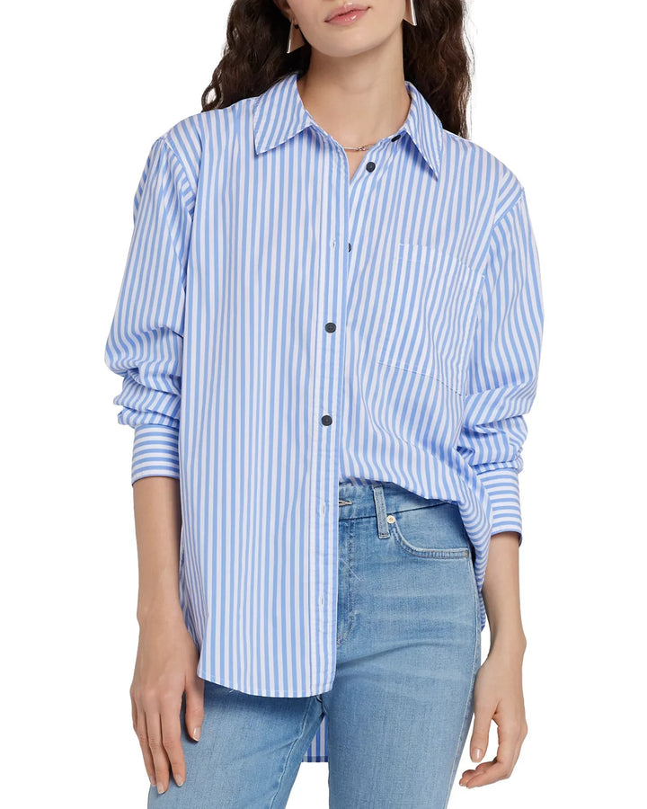 7 For All Mankind Striped Shirt MSRP $188