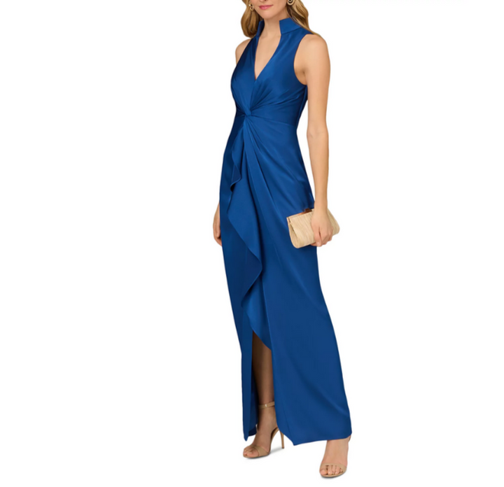 Aidan Mattox Gathered Front Gown MSRP $295