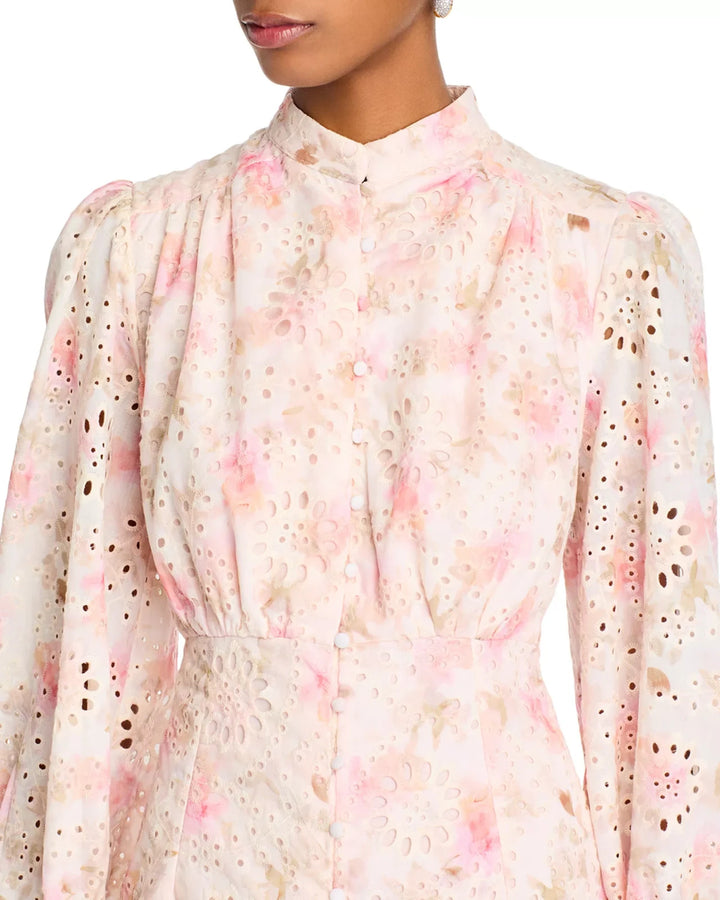 Bardot Hendry Floral Print Mini Dress MSRP $199