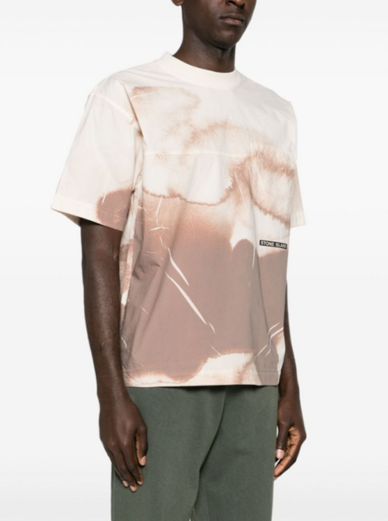 Stone Island Abstract Logo-Print T-shirt MSRP $460