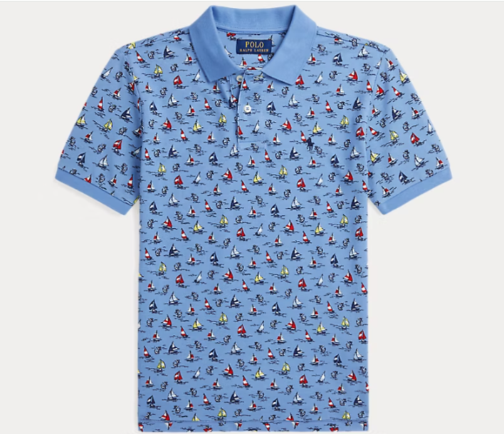Polo Ralph Lauren Men's Classic-Fit Patterned Soft Cotton Polo Shirt MSRP $125