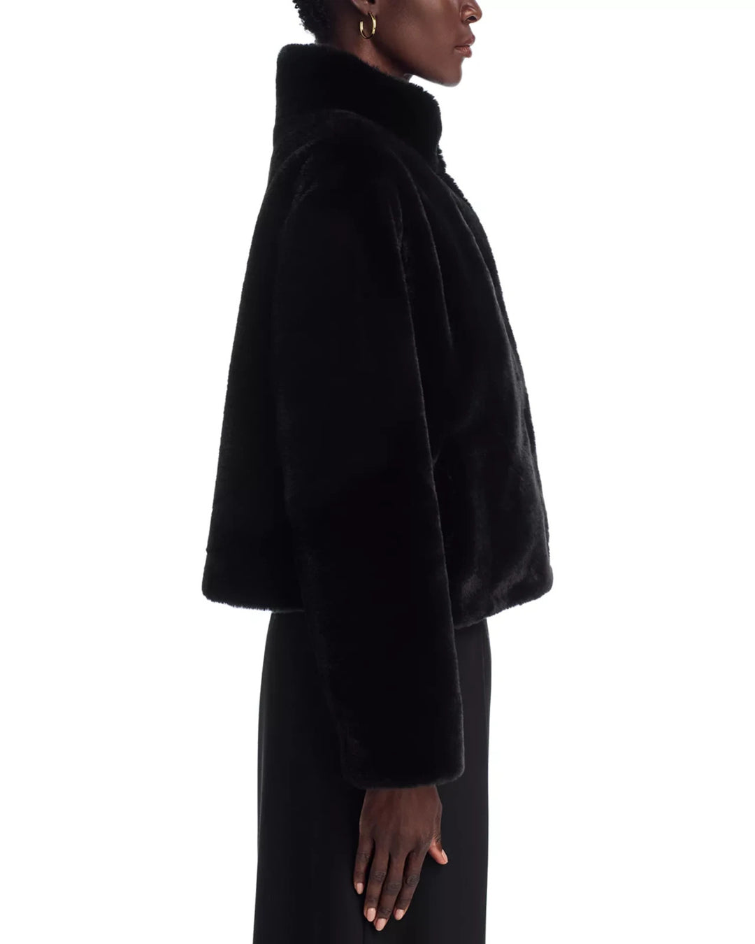 Velvet by Graham & Spencer Faux Fur Snap Front Jacket MSRP $299