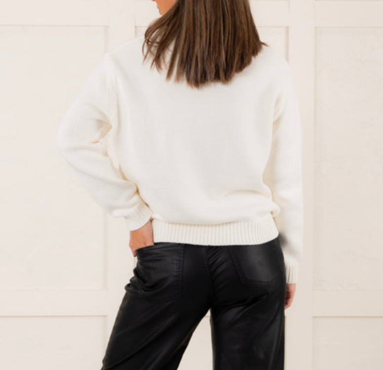 Z Supply Ciao Intarsia Sweater