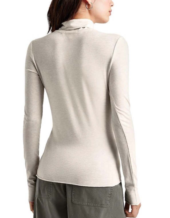 Splendid Bamboo Long Sleeve Turtleneck Top MSRP $78