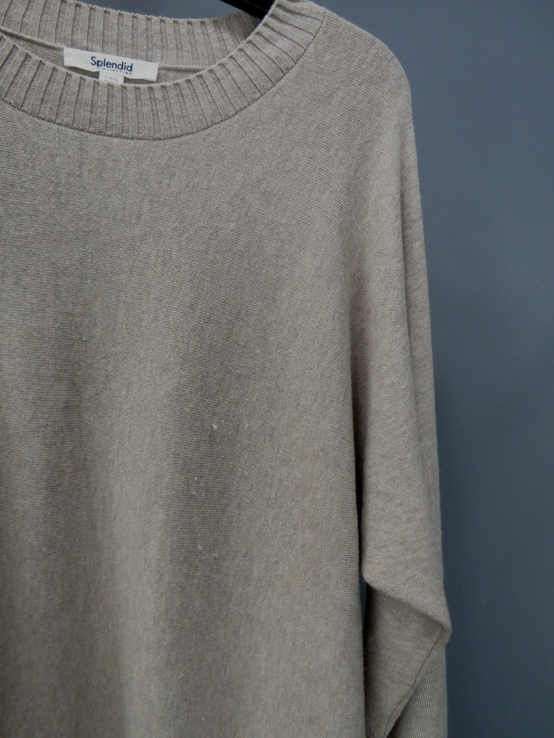 Splendid Georgie Cashblend Pullover Sweater MSRP $117 Blm
