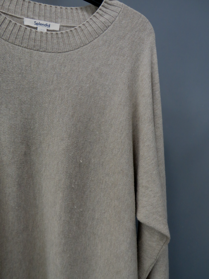 Splendid Georgie Cashblend Pullover Sweater MSRP $117 Blm
