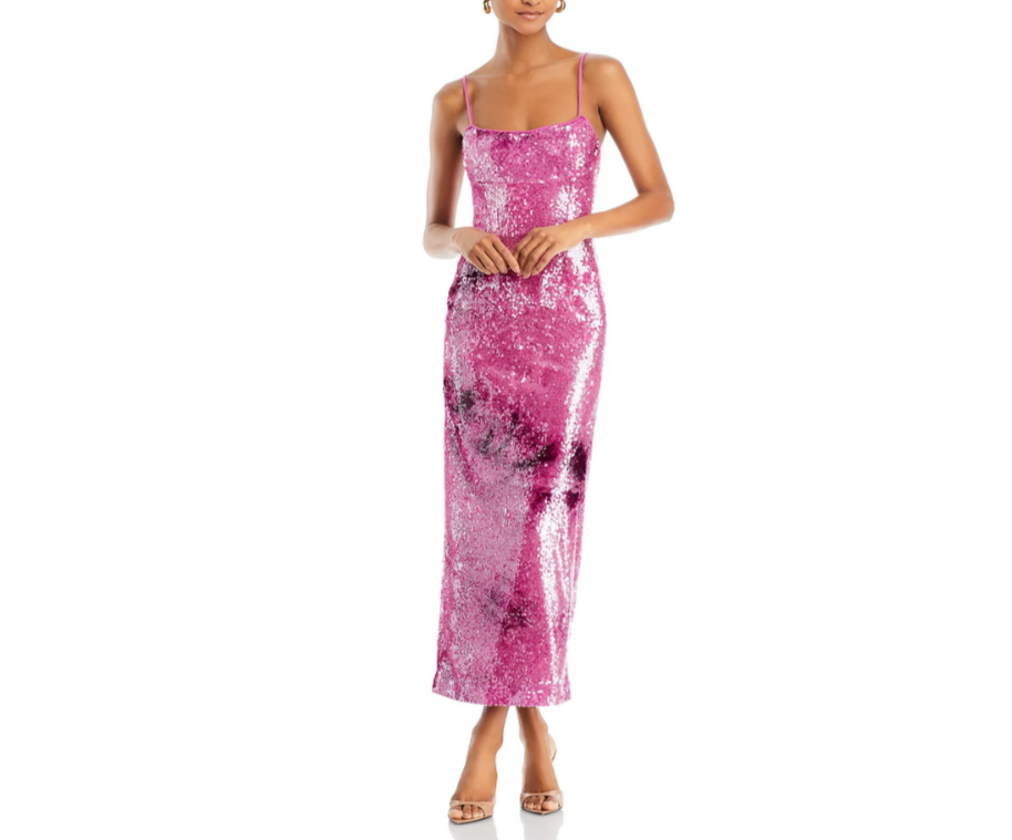 Bardot Infinite Sequin Maxi Dress MSRP $159