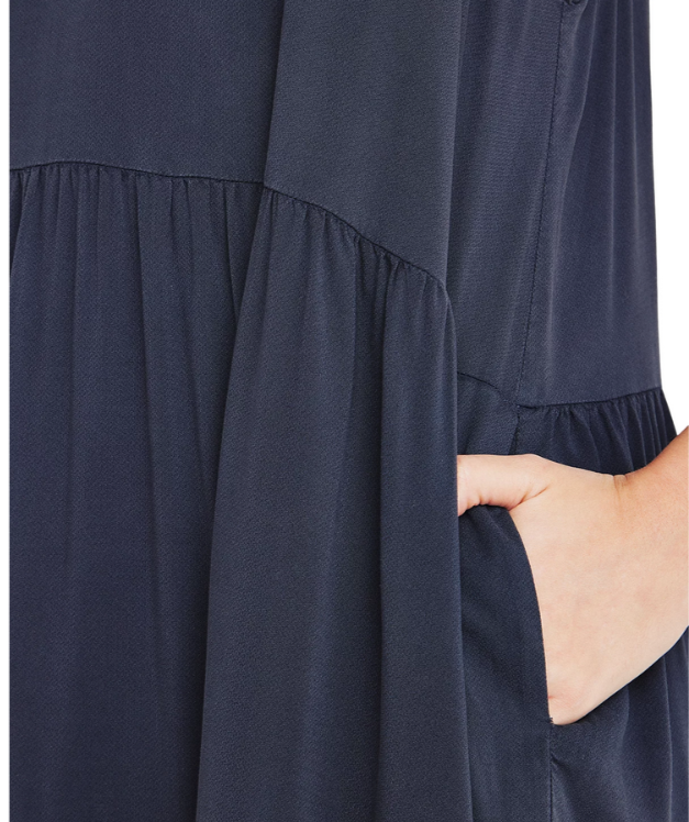 Splendid Napa Tiered Solid Dress MSRP $158