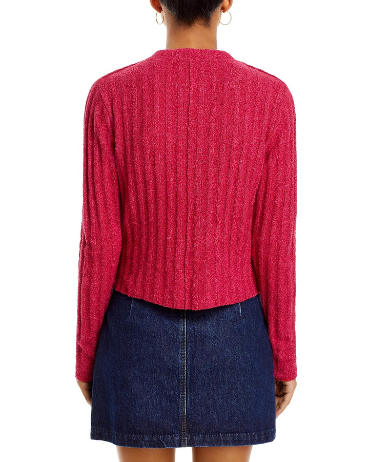 Re/Done Terry Ribbed Cardigan MSRP $350